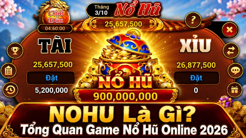 NOHU Là Gì? Tổng Quan Game Nổ Hũ Online 2026